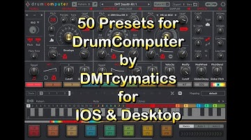 DrumComputer by Sugar Bytes - 50 Brilliant Presets Pack by DMTcymatics for both iOS & Desktop