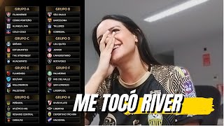 Mi REACCIÓN al SORTEO de GRUPOS | Copa Libertadores 2024 🏆 Con mi Táchira presente 🫡💛🖤