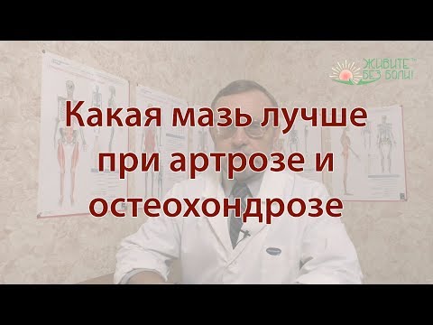 Какая мазь лучше при артрозе и остеохондрозе