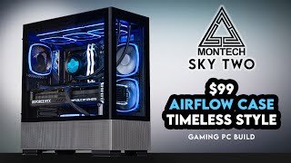 Style & Airflow under $100! | Montech Sky Two Gaming PC Build | RTX 4090 ROG Strix, Ryzen 9 7950x
