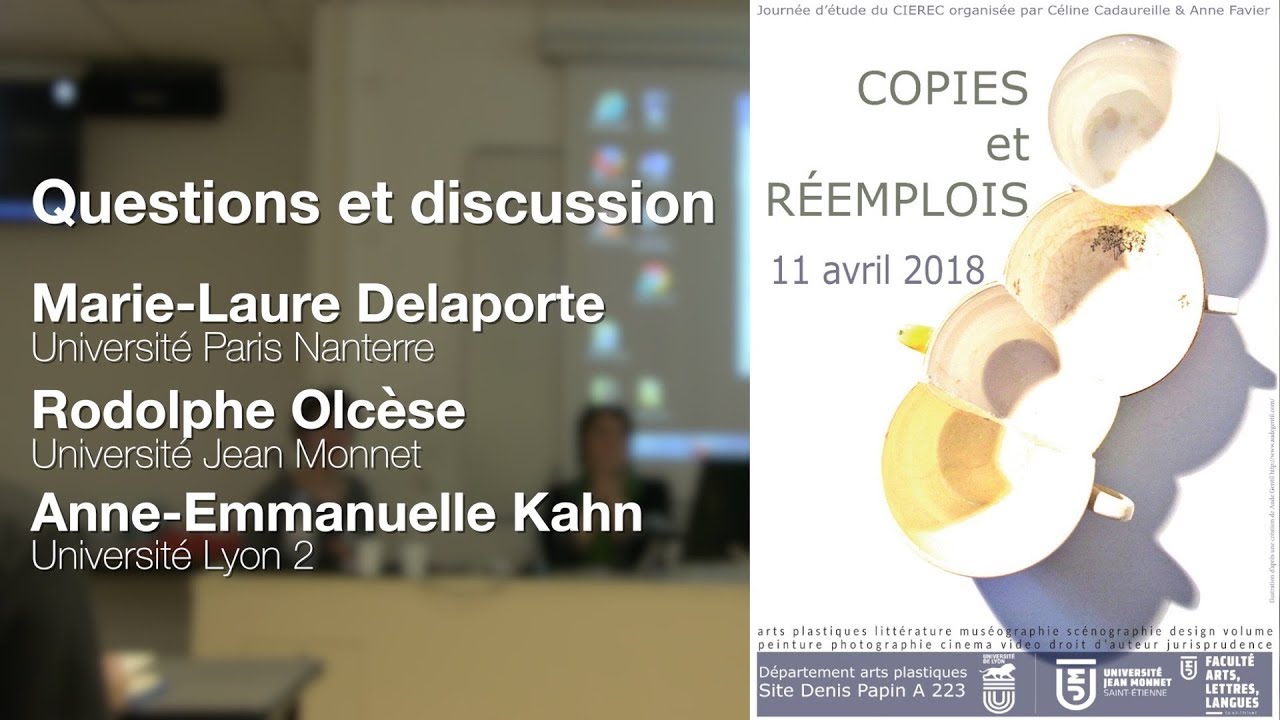 Questions et discussion - Delaporte/Olcèse/Khan