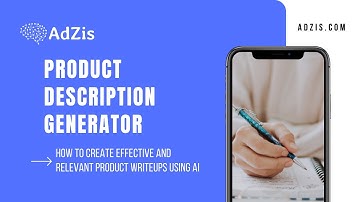 Product Description Generator - AI for eCommerce