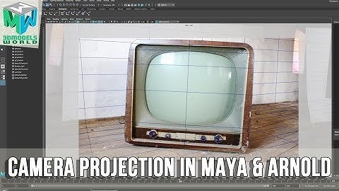 How to Create Camera Projection in Maya and Arnold Tutorial Must Watch