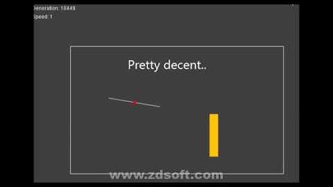 Neural network learning to avoid obstacles