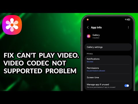 How To Fix Can't Play Video. Video Codec Not Supported Problem