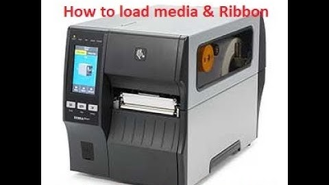 ✅ Zebra ZT411| How to load media & Ribbon/ Cách lắp giấy mực cho máy in ZT411