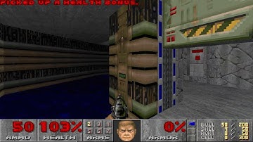 MAP02: Underhalls NoMo in 19.66s | DOOM II: Hell on Earth
