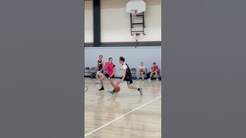Rylan Runs Floor & Makes Good Move & Good Pass For Assist!! #basketball #shorts #privateflood #mba