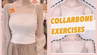 Day 4:  Get slim & Beautiful your #collarbone | Easy Exercise For Collarbone  (Blackpink collarbone)