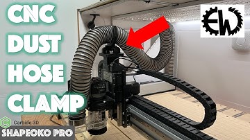 3D Printer Project: CNC Dust Hose Clamp