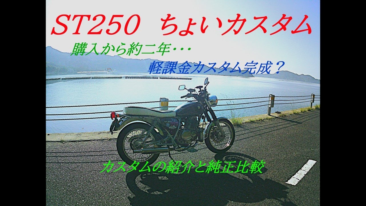 ST250　ちょいカスタム