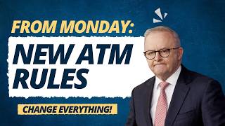 Australia’s New ATM Withdrawal Rules Start Monday – Pensioners & Cash Users Warned! 🇦🇺💳