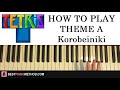 Tetris theme a  korobeiniki piano tutorial lesson
