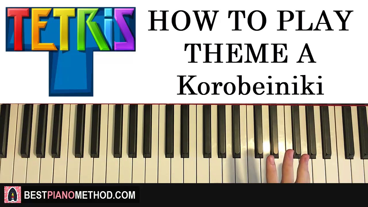 Tetris Theme A - Korobeiniki (Piano Tutorial Lesson) - YouTube