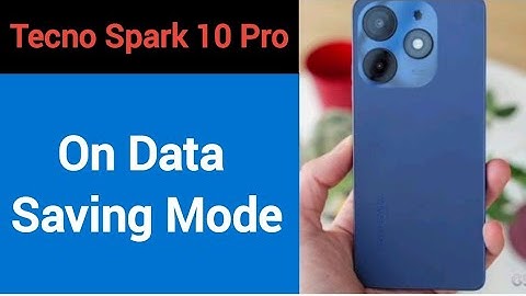 Tecno Spark 10 Pro me data saving mode kaise karen, how to on data saving mode