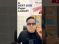 NEET Nahi Bachcho Ke Future Ke Saath Mazak Chal Raha Hai!#sagarsinha #neet #education #shorts
