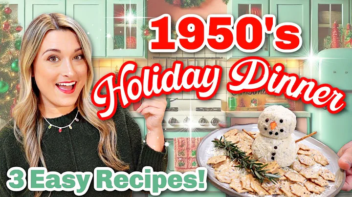Vintage Holiday Recipes | 3 DELICIOUS Recipes from the 1950's! thumbnail