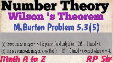 Prove that an integer n greater than 1 is prime if and only if (n-2)!=1(mod n). If n is a composite