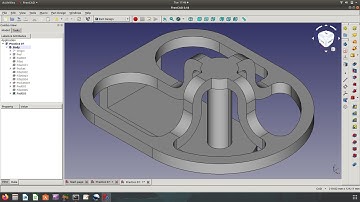 FreeCAD 0.18 Create Model Practice 07