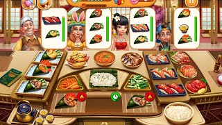 Cooking City, Sushi Restaurant, Kyoto, Super Cafe, level complete (iOs & Android) GamePlay#17 screenshot 4