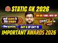Awards SSC CGL 2026 🔥 | Complete Static GK 2026 | SSC Jeet Series 2026 by Jeet Rana Sir