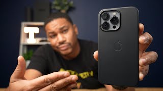 iPhone 13 Pro Official Apple Leather Case Review! ALMOST GREAT!