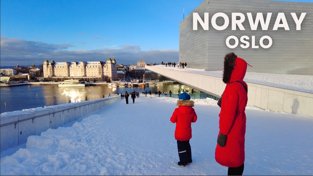 Stockholm, Svezia | Oslo | Passeggiata Invernale in Città 4K