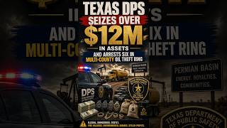 TEXAS DPS SEIZES OVER $12M IN ASSETS AND ARRESTS SIX IN MULTI-COUNTY OIL THEFT RING