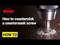 How to countersink a countersunk screw How to countersink a countersunk screw