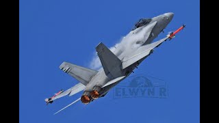 SPECTACULAR Finnish Air Force F-18 Hornet Display RIAT 2019  Best Hornet Demo Ever?