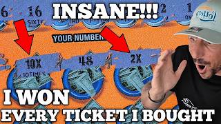 Insane🔥 I Won on Every Ticket I Bought🤑