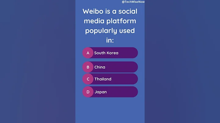 Weibo: China's Popular Social Media Platform 📱👥| #shorts #gk #quiz - DayDayNews