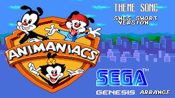 Animaniacs theme song (SNES short version) - Sega Genesis arrange