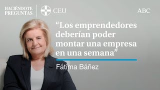 'Los emprendedores deberían poder montar una empresa en una semana' - Fátima Báñez by Fundación Universitaria San Pablo CEU 1,667 views 4 months ago 44 seconds