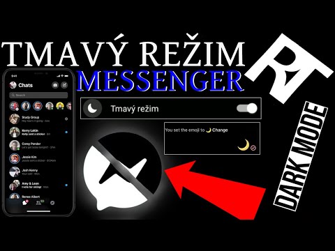 Jak nastavit tmavý režim pro Facebook Messenger – dark mode cz