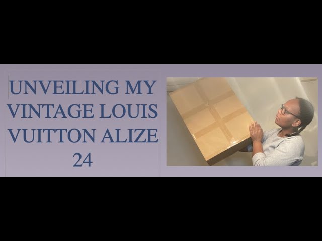 Unboxing a Vintage Louis Vuitton Alize 24 Heures!!! 