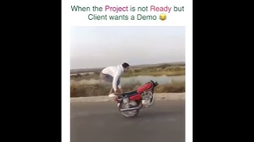 When the project is not Ready but the client wants a Demo