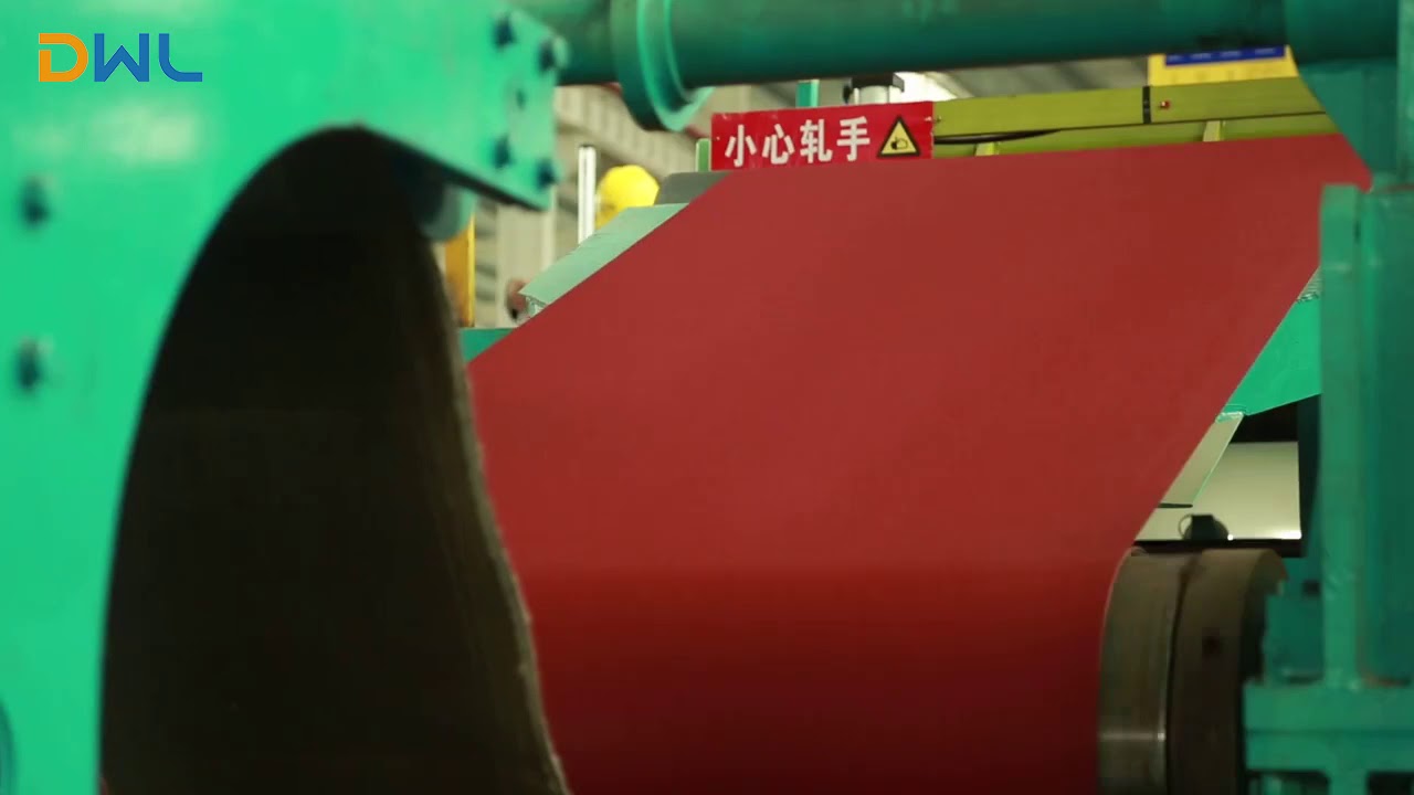 Production of PPGI PPGL color coated steel- XUZHOU POWERSON METAL (DWL STEEL)