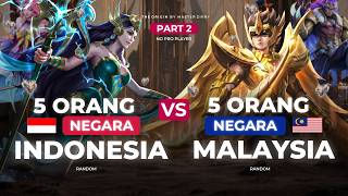 5 ORANG INDONESIA vs 5 ORANG MALAYSIA - PART 2 PUBLIK ONLY