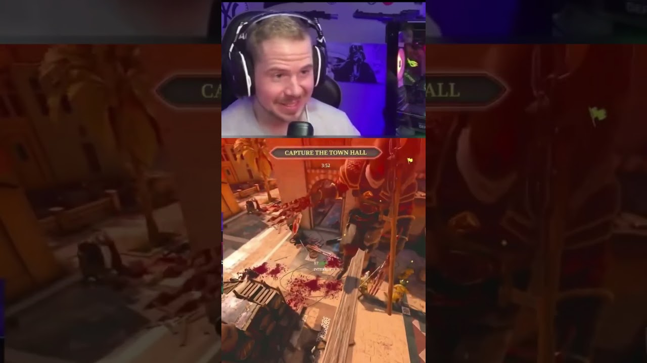 HOW DID HE KEEP STANDING? | Chivalry 2 funny moments shorts video 