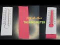 Weather Thermometer | School Project | Weather Thermometer Working Model | DIY Classroom Thermometer image