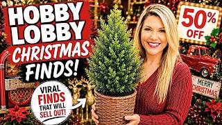 🎄HOBBY LOBBY CHRISTMAS 2026 | VIRAL Finds That WILL Sell Out! + 50% OFF