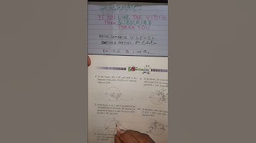 #maths #circleproblem #olevel OXFORD BOOK 3 6TH EDITION      EX.13d Q 1,2
