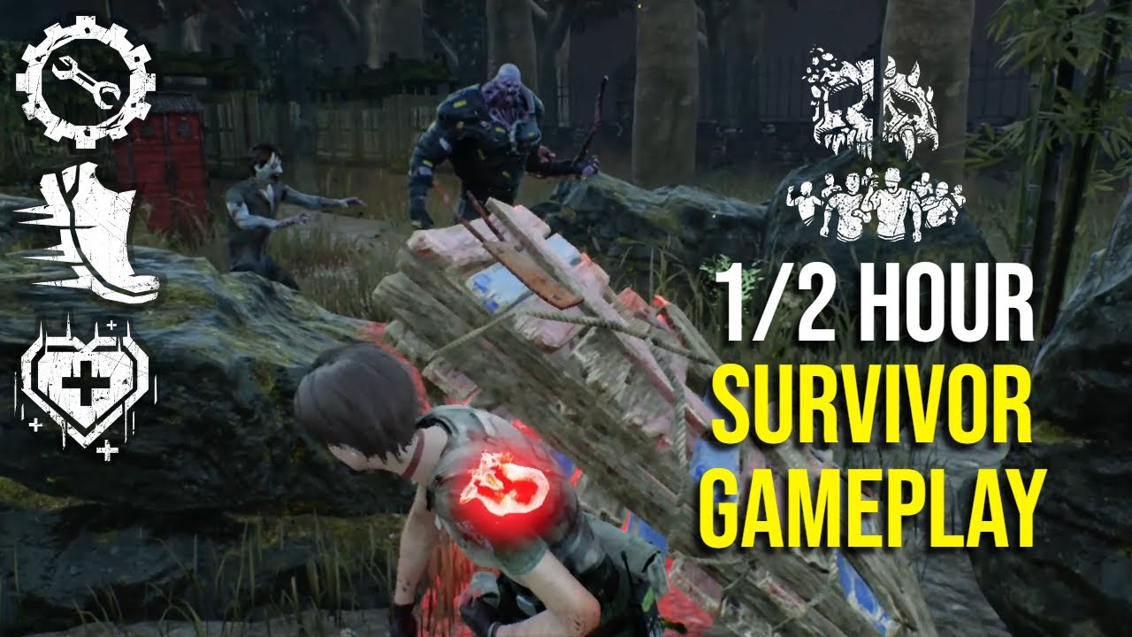 1/2 HOUR OF 2V8 SURVIVOR | DEAD BY DAYLIGHT NO COMMENTARY - YouTube