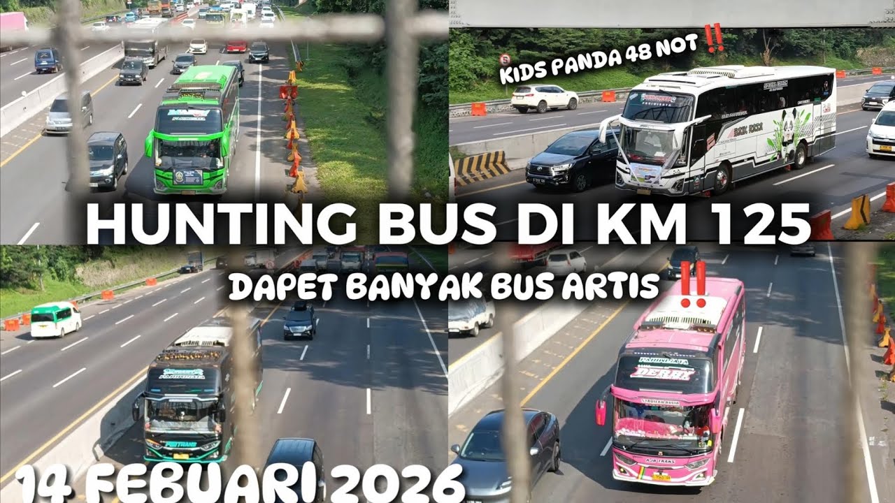 [ HUNTING DI KM 125 CIMAHI ] FULL BUS ARTIS CORONG ATAS 36 not & 48 not || SPESIAL 48 NOT KIDS PANDA