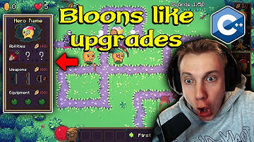 C++ OpenGL Game Tangy Defense | Polishing Bloons Like Upgrade UI