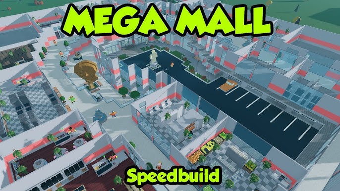 Speedbuilding a HUGE mall in Roblox Retail Tycoon 2! 