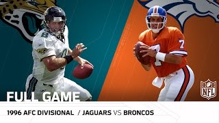 Jaguars vs. Broncos - 1996 AFC Divisional Playoffs Jaguars Upset John ElwayNFL Full Game