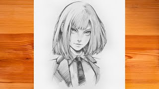 Aprender a dibujar || Como dibujar una chica anime paso a paso