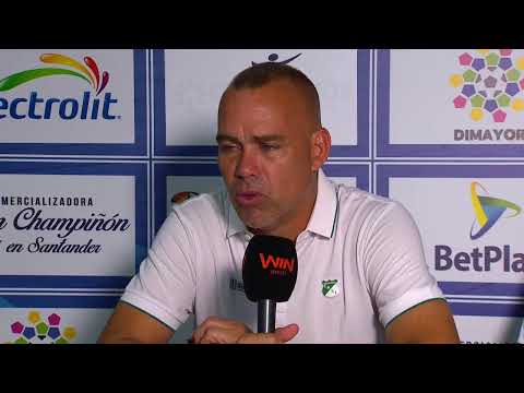 Rueda de prensa de Cali tras su partido con Real Santander